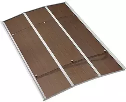 Vevor Durų stogelis 100 x 150 cm, polikarbonato