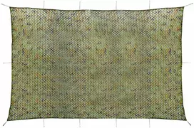 Kamufliažinis tinklas su laikymo krepšiu, žalios spalvos, 4x7m