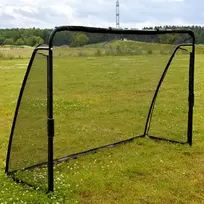 Futbolo vartai su tinklu ir metimo taikiniu 240x160x80cm ENERO PRO