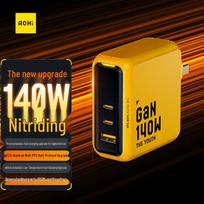 Aohi 140W GaN PD3.1 greitasis įkroviklis su keliais prievadais
