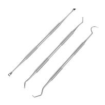 4/3PCS/Set Teeth Cleaning Tools Dentist Tartar Scraper Scaler Plaque Remover Dental Hygiene Instruments Kit