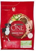 Purina Nestle ONE Medium/Maxi Adult kalakutiena & ryžiai 2,5kg