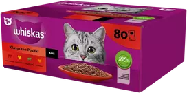 WHISKAS Saszetka sos Drób/Jag/Woł/Kur 80x85g