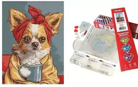 Art Active *****Deimantinė mozaika 30x40 Puiki kava 77351
