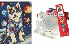 Art Active *****Diament.mozaika30x40 Kosminis husky 70567