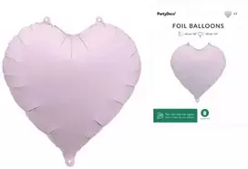 PartyDeco Širdelės formos balionas 45 cm violetinis FB9T-014 75849