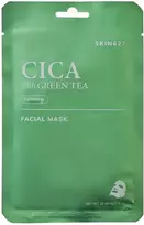 Mediheal SKIN627 CICA & ŽALIA HERBATA Raminanti veido kaukė, 22 ml