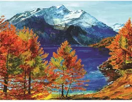 RAINBOW Deimantinio paveikslo-mozaikos 5D rinkinys (akučių klijavimas) 30x40 cm DK41081