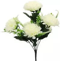 Dirbtinė chrizantemų puokštė, 36 cm
