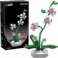 CaDA Floral Art Orchid gėlė vazone 237 el 59028 statybiniai blokeliai