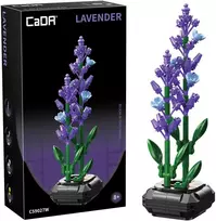 CaDA Construction Blocks komplektas Flowers Levanda vazone 23 cm C59027W 205 dienos