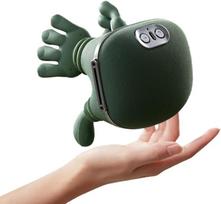 Electric Shiatsu Neck Massager with Finger Pressure for Deep Muscle Relaxation and Shoulder Back Pain Relief žalia