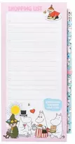 Moomins - Magnetic notebook / shopping list for the fridge + pencil (10 x 21 cm)