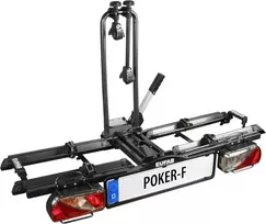EUFAB dviračių laikiklis automobiliui, 2 dviračiams, 60,14 kg, juodas, 12010LAS