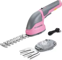 WORKPRO akumuliatorinės žolės ir gyvatvorių žirklės 3.6 V 2 Ah, 2 peiliai, 75 mm, 118 mm