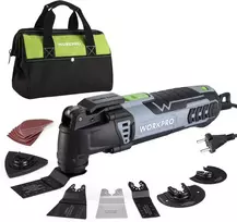 WORKPRO daugiafunkcinis osciliacinis įrankis 300W, 7 greičiai, su 17 priedų, W124746AU