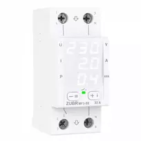 ZUBR MF2-32 vienfazė 32A elektroninė kontrolės ir apsaugos relė