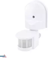 Bemko Paviršinis judesio daviklis, baltas, IP44, max 1200W, 180°, 5-12m
