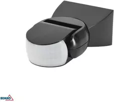 Bemko Paviršinis judesio daviklis, juodas, IP65, max 1200W, 180°, max 12m