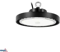 Bemko 150W LED UFO šviestuvas VOYAGER, juodas, 4000K, IP65, 120°