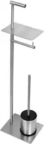 Stovas su tualetinio popieriaus laikikliu ir šepečiu Kapitan NETS 96 61 99 satino