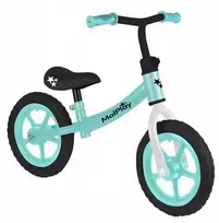 Malplay Balansinis dviratukas vaikams nuo 2 metų FLIKO, putplasčio ratukai 12", lengvas 1,8kg