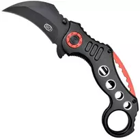 SC3 SCK Steel Claw Knives Karambit K29 juodas-red