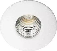 Sg Armaturen As Įleidžiamas šviestuvas Nano LED 1W 3000K 90 liumenų, 36°, matinės baltos spalvos