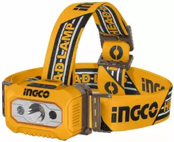 Ingco HHL013AAA8 LED priekinis žibintas, skirtas 3 AAA baterijoms, 3 laikikliai