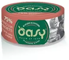 Maisto produktai - Oasy More Love Tuna with Shrimp Wet Food 70g