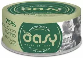 Maisto produktai - Oasy More Love vištiena with Tuna Wet Cat Food 70g