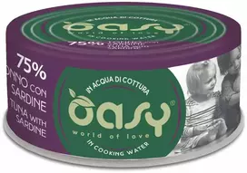 Maisto produktai - Oasy More Love Tuna with Sardine Wet Food 70g Gluten-Free