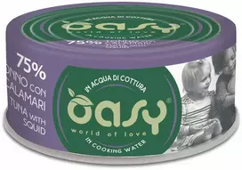 Maisto produktai - Oasy More Love Tuna with Squid Wet Food 70g Gluten-Free