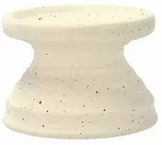 Villa Collection blokinė žvakidė, Elv, 11 x 7,5 cm, balkšva, akmens masės