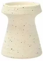 Villa Collection blokinė žvakidė, Elv, 10 x 11,5 cm, balkšva, akmens masės