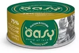 Kačių maistas - Oasy More Love Vištiena su Lęšiais Šlapias Kačių Maistas 70g