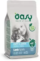 Šunų maistas - Oasy One Animal Protein Puppy & Junior Small/Mini ėriena 800g