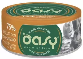 Maisto produktai - Oasy More Love Vištiena su Sūriu Drėgnas Katės Maistas 70g