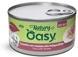 Maisto produktai - Oasy Natury Soft Jelly Tuna with Shrimp 150g
