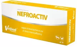 Gyvūnų papildas - Vetfood Nefro Activ 60vnt Inkstų palaikymas šunims ir katėms