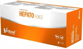 Gyvūnų papildas - Vetfood Hepato Force (120vnt, kepenų palaikymas, visoms veislėms)