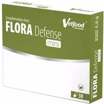 Papildai gyvūnams - Vetfood Flora Defense Mini 30vnt Be glitimo tablečių