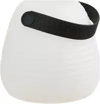 House Nordic LED lempa, 13x13x12 cm, balta, įkraunama
