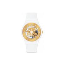 SWATCH Women's 41mm Gold Watch SUOZ148 SUOZ148 White