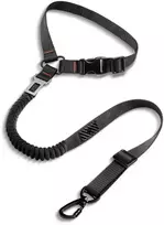 Spigen PS100 Universal Car Seat Belt Holder for pets juodos spalvos