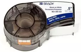 Brady Juoda ant balto fono 6,4 m x 12,7 mm
