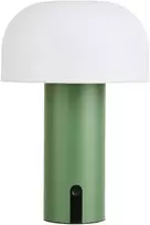 House Nordic LED lempa, 15x15x22 cm, balta, įkraunama