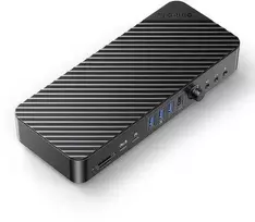 Orico USB-C 10Gbps, 2x DP 4K, HDMI 4K, PD 60W, 6x USB-A, karty SD, audio