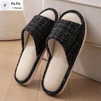 Cotton Slippers,  Cute Warm Cotton Slippers Home Slippers 36 juoda