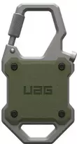 Impacto Gifts Urban Armor Gear UAG Monarch AirTag Carabiner, olive drab